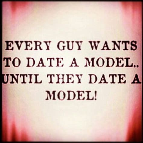problems with dating a model